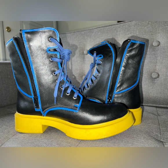 GIROTTI THE ONE AND ONLY COMBAT BOOTS🌹 - Picture 6 of 7